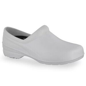Easy Works By Easy Street Womens Kris Clogs White 9M